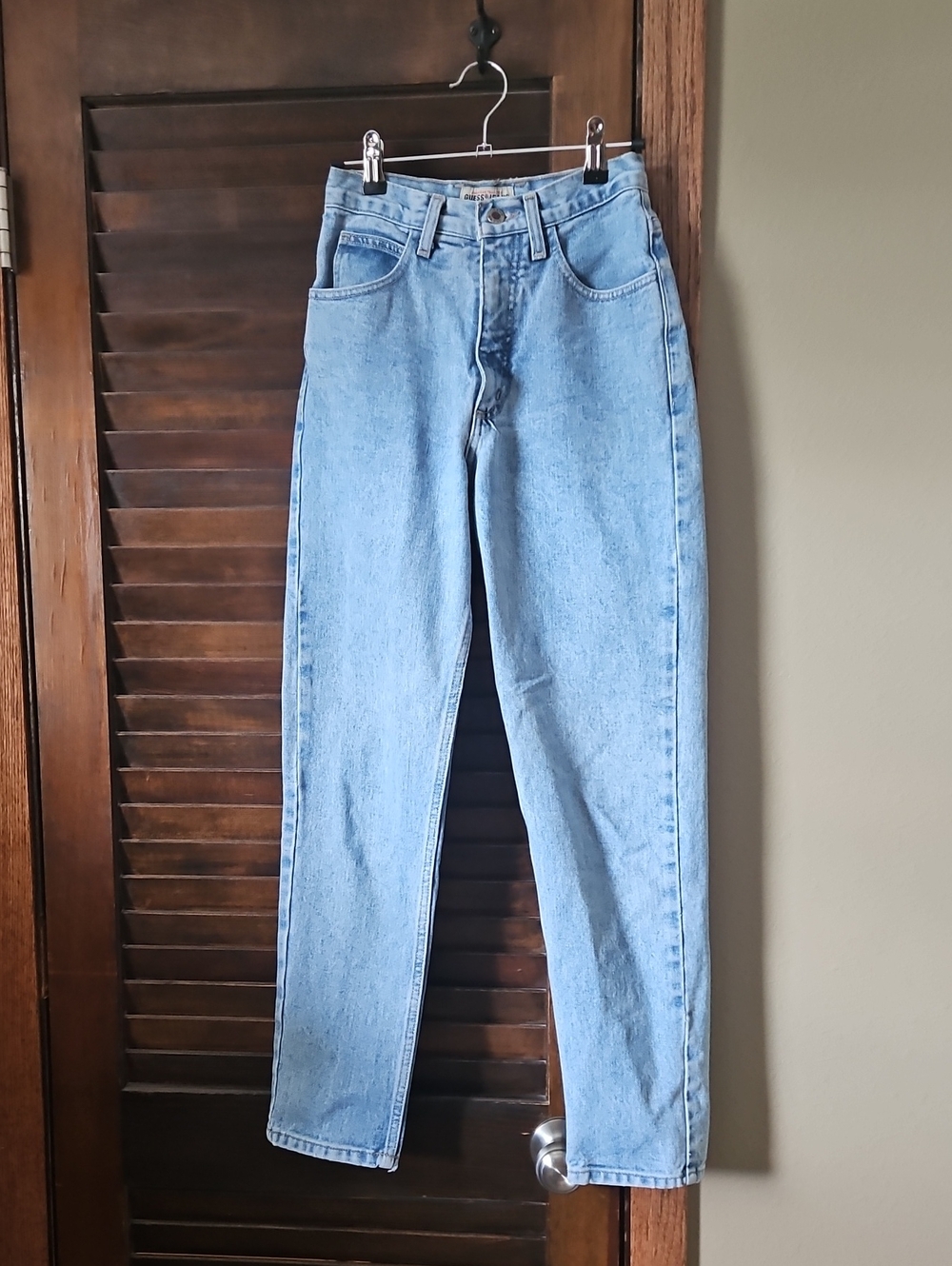 GUESS Vintage Light Blue Straight Leg Jeans